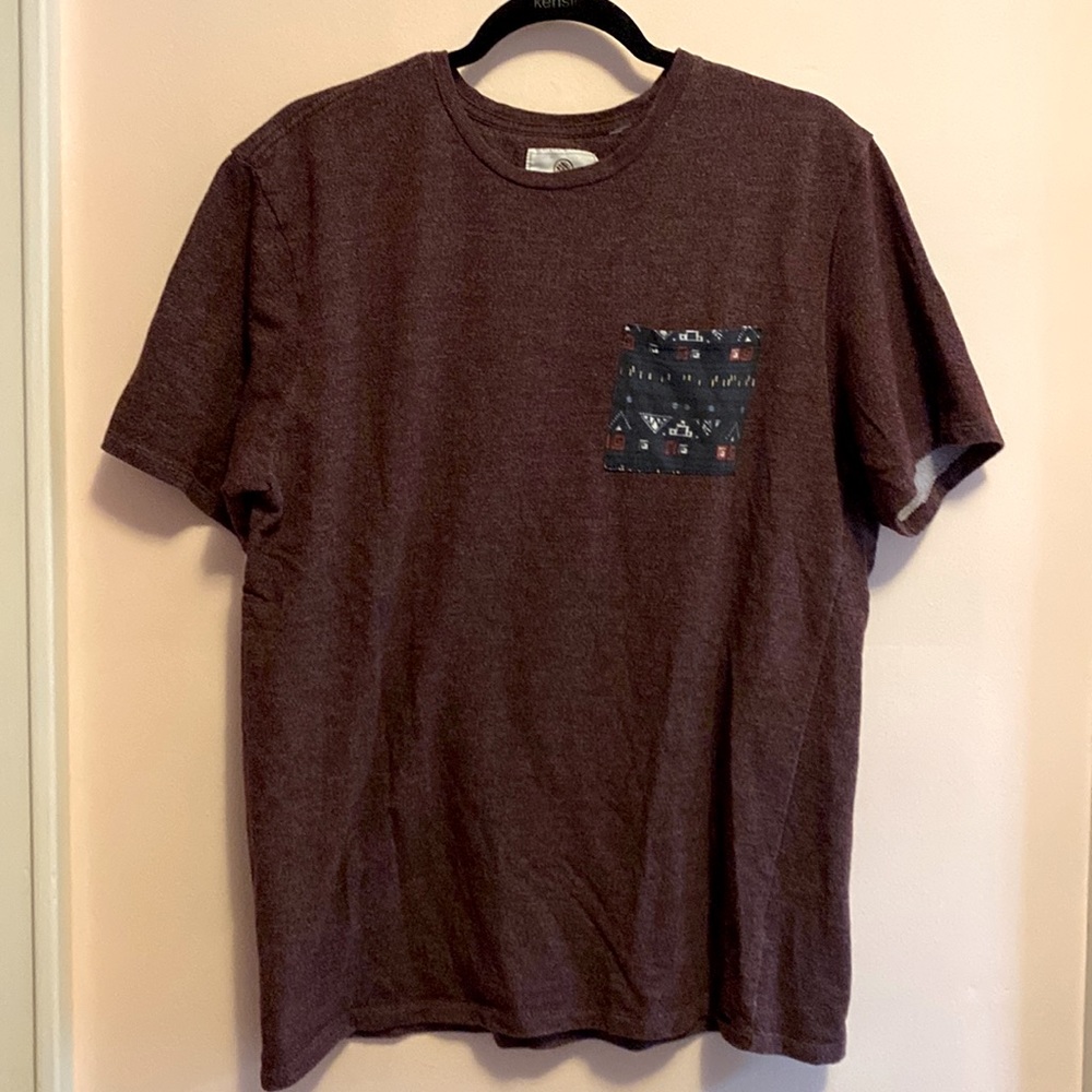 On The Byas Mens crew neck pocket tshirt